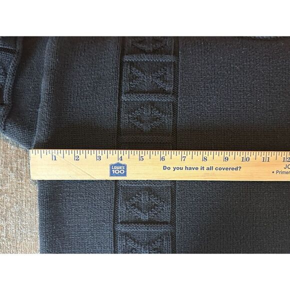 Vintage 80's 90's Blue Cable Esprit Sweater Large - Picture 7 of 8